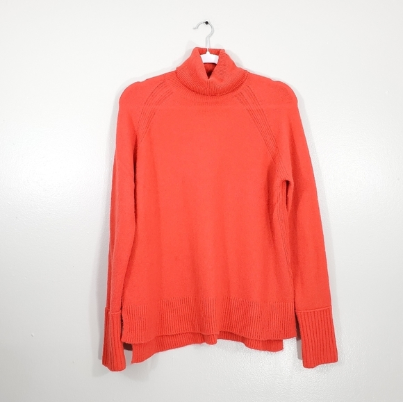 J Crew SideSlit Turtleneck Sweater Bright … - Picture 1 of 6